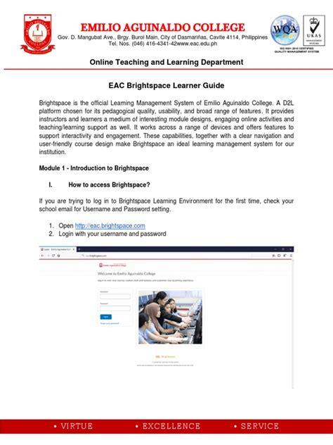 brightspace eac|EAC Brightspace Learner Guide PDF .